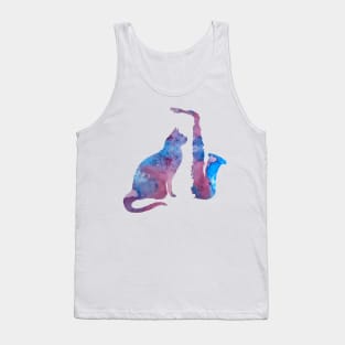 Cat art Tank Top